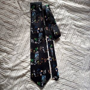 Vintage 1997 Postal Workers Warner Bros. Looney Tunes Stamp Collection Neck Tie